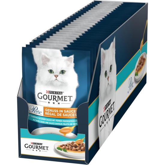 Purina Gourmet Perle Delights in Sauce Wet Cat Food, with Chicken, Pack of 26 (26 x 85 g) Purina Gourmet Perle Delights in Sauce Wet Cat Food, with Chicken, Pack of 26 (26 x 85 g)