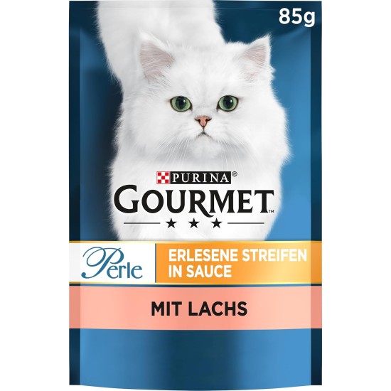 Purina Gourmet Perle Exquisite Stripes Wet Cat Food with Chicken, Pack of 26 (26 x 85 g) Purina Gourmet Perle Exquisite Stripes Wet Cat Food with Chicken, Pack of 26 (26 x 85 g)