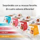 Purina Gourmet Revelations Mousse with Sauce Wet Food for Cats with Chicken - 6 Packs of 4 Pyramids of 57g - 24 Pyramids Purina Gourmet Revelations Mousse with Sauce Wet Food for Cats with Chicken - 6 Packs of 4 Pyramids of 57g - 24 Pyramids