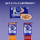 Purina One cut in sauce, meal for adult cats, chicken + tuna, 12 (4 x 85 g) Purina One cut in sauce, meal for adult cats, chicken + tuna, 12 (4 x 85 g)