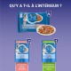 Purina One cut in sauce, meal for adult cats, chicken + tuna, 12 (4 x 85 g) Purina One cut in sauce, meal for adult cats, chicken + tuna, 12 (4 x 85 g)