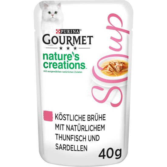 Purina gourmet crystal soup, delicious broth with natural ingredients, elegant cat food, pet food, complementary feed, 32 pack (32x40g) Purina gourmet crystal soup, delicious broth with natural ingredients, elegant cat food, pet food, complementary feed, 32 pack (32x40g)