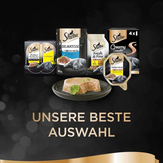 SHEBA Bowl Wet Food for Cats Finesse Fine Pate with Chicken 22 x 85 g SHEBA Bowl Wet Food for Cats Finesse Fine Pate with Chicken 22 x 85 g