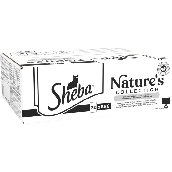 SHEBA Nature's Collection Wet Food Bowl for Cats, in Sauce with Chicken, 2 x 11 x 85 g SHEBA Nature's Collection Wet Food Bowl for Cats, in Sauce with Chicken, 2 x 11 x 85 g