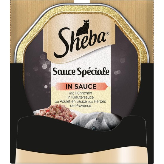 SHEBA Nature's Collection Wet Food Bowl for Cats, in Sauce with Chicken, 2 x 11 x 85 g SHEBA Nature's Collection Wet Food Bowl for Cats, in Sauce with Chicken, 2 x 11 x 85 g