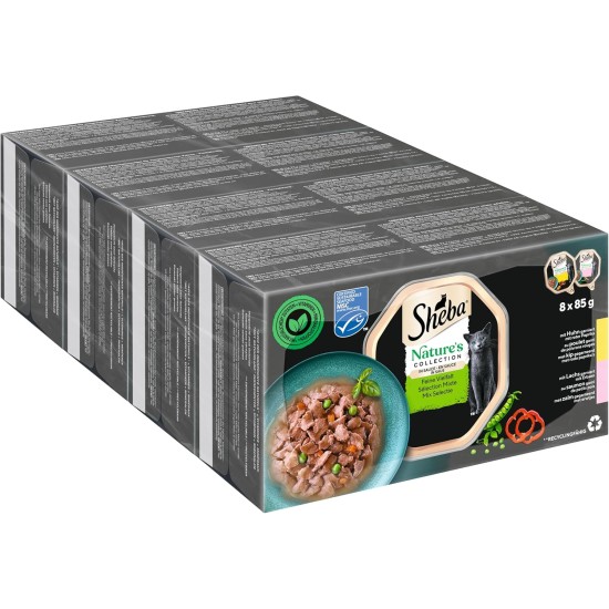 SHEBA Nature's Collection Wet Food Bowl for Cats, in Sauce with Chicken, 2 x 11 x 85 g SHEBA Nature's Collection Wet Food Bowl for Cats, in Sauce with Chicken, 2 x 11 x 85 g