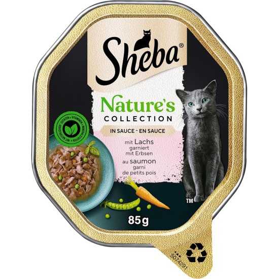 SHEBA Nature's Collection Wet Food Bowl for Cats, in Sauce with Chicken, 2 x 11 x 85 g SHEBA Nature's Collection Wet Food Bowl for Cats, in Sauce with Chicken, 2 x 11 x 85 g