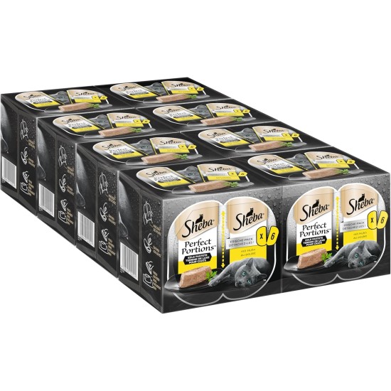 SHEBA PERFECT PORTIONS Pastete mit Huhn 8x3x(2x37,5g) SHEBA PERFECT PORTIONS Pastete mit Huhn 8x3x(2x37,5g)