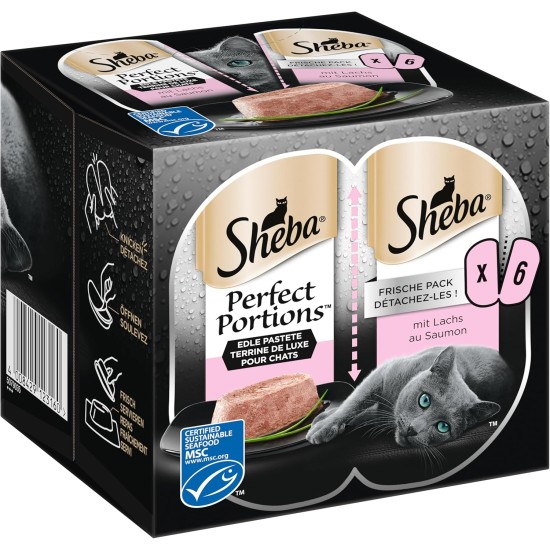 SHEBA PERFECT PORTIONS Pastete mit Huhn 8x3x(2x37,5g) SHEBA PERFECT PORTIONS Pastete mit Huhn 8x3x(2x37,5g)