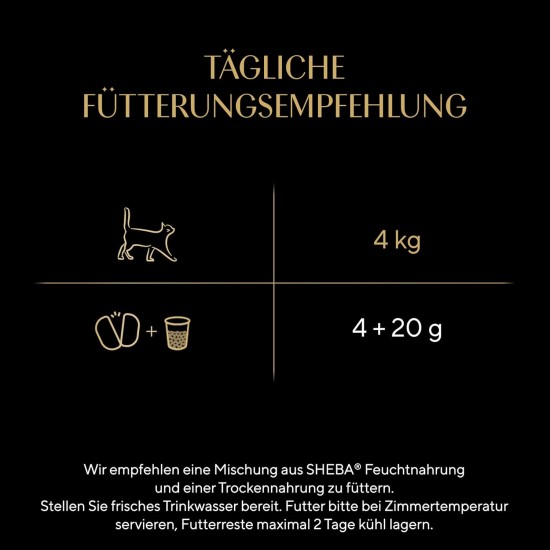 SHEBA PERFECT PORTIONS Pastete mit Huhn 8x3x(2x37,5g) SHEBA PERFECT PORTIONS Pastete mit Huhn 8x3x(2x37,5g)