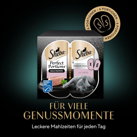 SHEBA PERFECT PORTIONS Pastete mit Huhn 8x3x(2x37,5g) SHEBA PERFECT PORTIONS Pastete mit Huhn 8x3x(2x37,5g)