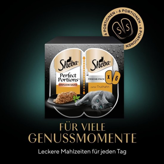 SHEBA PERFECT PORTIONS Pastete mit Huhn 8x3x(2x37,5g) SHEBA PERFECT PORTIONS Pastete mit Huhn 8x3x(2x37,5g)