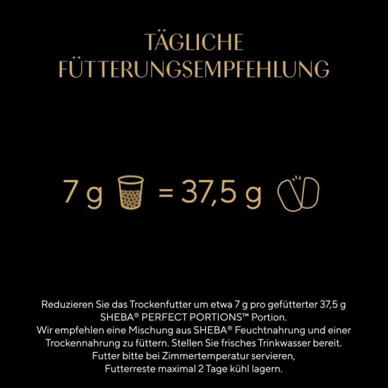 SHEBA® PERFECT PORTIONS™ Sauce mit Truthahn 8x3x(2x37,5g) SHEBA® PERFECT PORTIONS™ Sauce mit Truthahn 8x3x(2x37,5g)