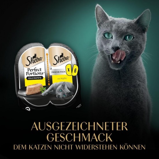 SHEBA® PERFECT PORTIONS™ Sauce mit Truthahn 8x3x(2x37,5g) SHEBA® PERFECT PORTIONS™ Sauce mit Truthahn 8x3x(2x37,5g)