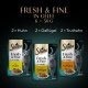 SHEBA Portion Bag Cat Wet Food Multipack Fresh & Fine in Jelly with Turkey and Chicken, 6 x 6 x 50 g - High-Quality Cat Food in Jelly with Turkey and Chicken SHEBA Portion Bag Cat Wet Food Multipack Fresh & Fine in Jelly with Turkey and Chicken, 6 x 6 x 50 g - High-Quality Cat Food in Jelly with Turkey and Chicken