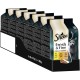 SHEBA Portion Bag Wet Cat Food Multipack Fresh & Fine in Sauce with Chicken and Turkey, 6 x 6 x 50 g - Delicious Cat Food in Sauce for Pampered Cats SHEBA Portion Bag Wet Cat Food Multipack Fresh & Fine in Sauce with Chicken and Turkey, 6 x 6 x 50 g - Delicious Cat Food in Sauce for Pampered Cats
