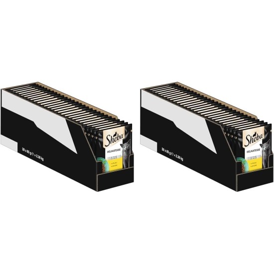 SHEBA® Portionsbeutel Delikatesse in Gelee mit Thunfisch MSC 28 x 85g SHEBA® Portionsbeutel Delikatesse in Gelee mit Thunfisch MSC 28 x 85g