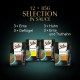 SHEBA® Portionsbeutel Multipack Selection in Sauce Fisch Variation MSC 4 x 12x85g