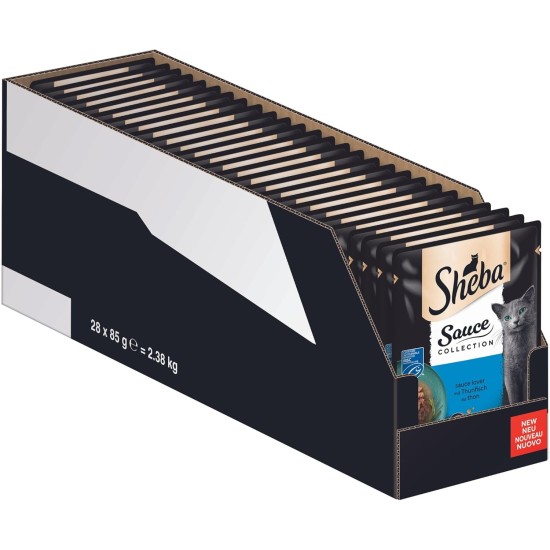 SHEBA® Portionsbeutel Sauce Collection Sauce Lover mit Truthahn 28 x 85g SHEBA® Portionsbeutel Sauce Collection Sauce Lover mit Truthahn 28 x 85g