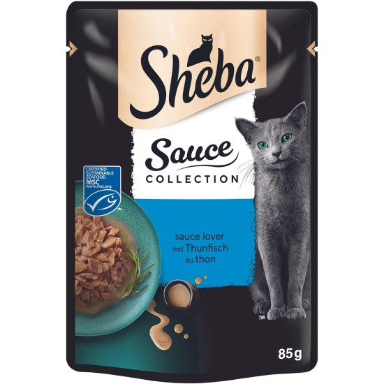 SHEBA® Portionsbeutel Sauce Collection Sauce Lover mit Truthahn 28 x 85g SHEBA® Portionsbeutel Sauce Collection Sauce Lover mit Truthahn 28 x 85g