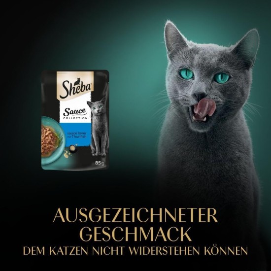 SHEBA® Portionsbeutel Sauce Collection Sauce Lover mit Truthahn 28 x 85g SHEBA® Portionsbeutel Sauce Collection Sauce Lover mit Truthahn 28 x 85g