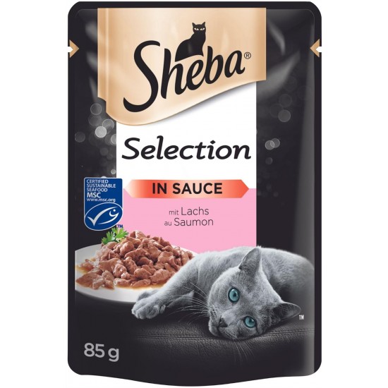 SHEBA Portionsbeutel Selection in Sauce mit Hochseefisch MSC 28 x 85g SHEBA Portionsbeutel Selection in Sauce mit Hochseefisch MSC 28 x 85g
