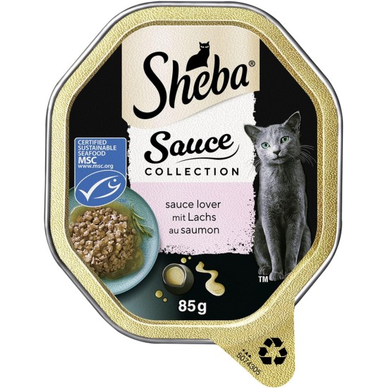 SHEBA® Schale Sauce Collection Sauce Lover mit Thunfisch MSC 2 x 11 x 85g SHEBA® Schale Sauce Collection Sauce Lover mit Thunfisch MSC 2 x 11 x 85g