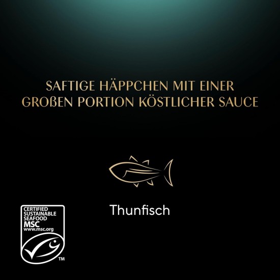SHEBA® Schale Sauce Collection Sauce Lover mit Thunfisch MSC 2 x 11 x 85g SHEBA® Schale Sauce Collection Sauce Lover mit Thunfisch MSC 2 x 11 x 85g