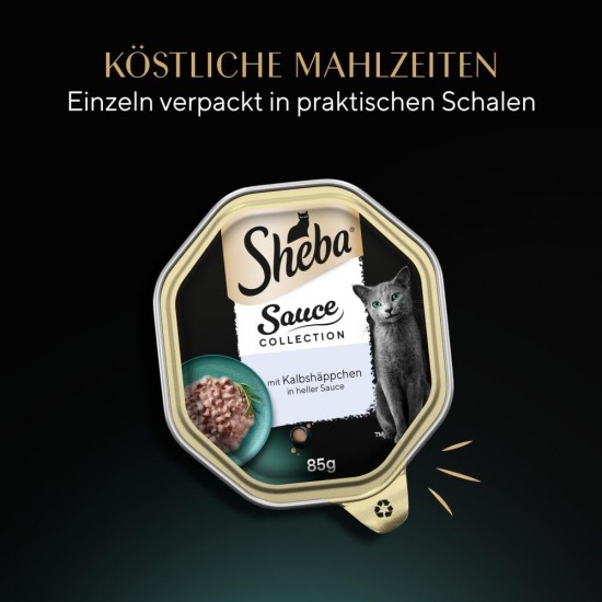 SHEBA® Schale Sauce Collection mit Hühnchen in Kräutersauce 2 x 11 x 85g SHEBA® Schale Sauce Collection mit Hühnchen in Kräutersauce 2 x 11 x 85g