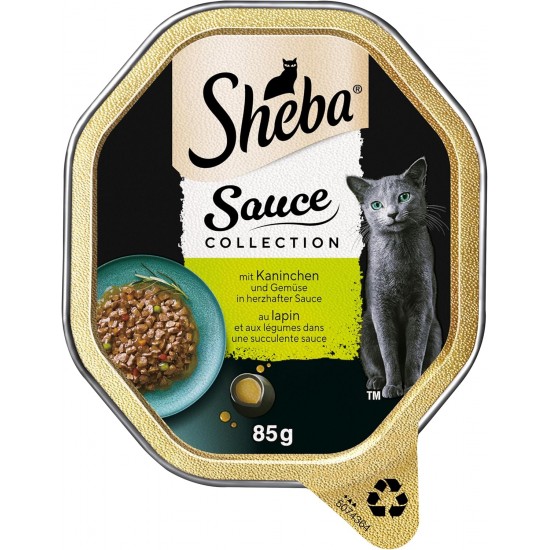 SHEBA® Schale Sauce Collection mit Hühnchen in Kräutersauce 2 x 11 x 85g SHEBA® Schale Sauce Collection mit Hühnchen in Kräutersauce 2 x 11 x 85g