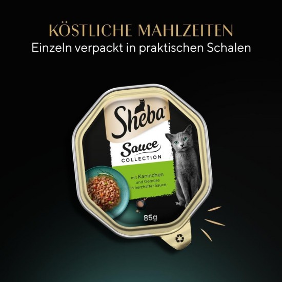 SHEBA® Schale Sauce Collection mit Hühnchen in Kräutersauce 2 x 11 x 85g SHEBA® Schale Sauce Collection mit Hühnchen in Kräutersauce 2 x 11 x 85g