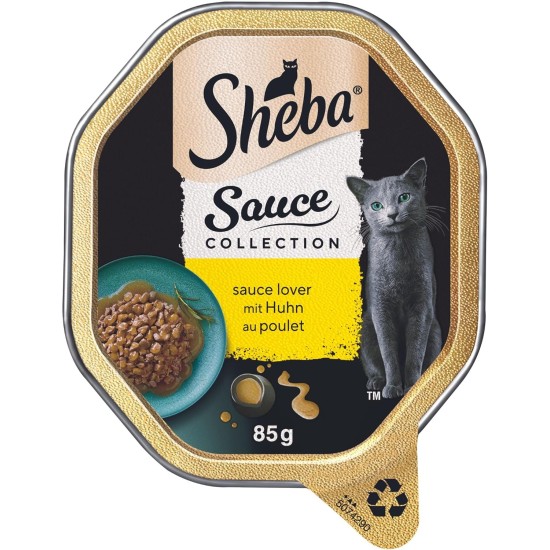 SHEBA® Schale Sauce Collection mit Pute in heller Sauce 2 x 11 x 85g SHEBA® Schale Sauce Collection mit Pute in heller Sauce 2 x 11 x 85g