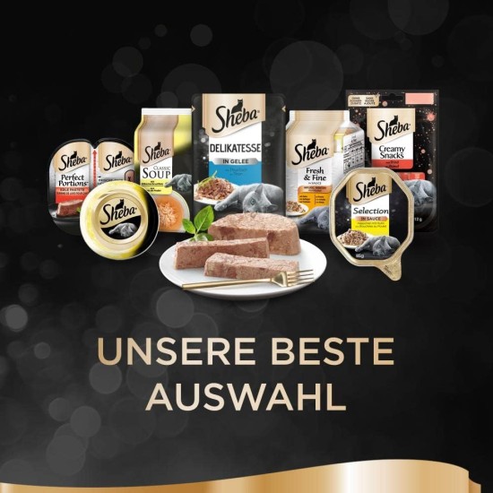 Sheba Classics Cat Food Pate with Fine Chunks for Every Day Sheba Classics Cat Food Pate with Fine Chunks for Every Day