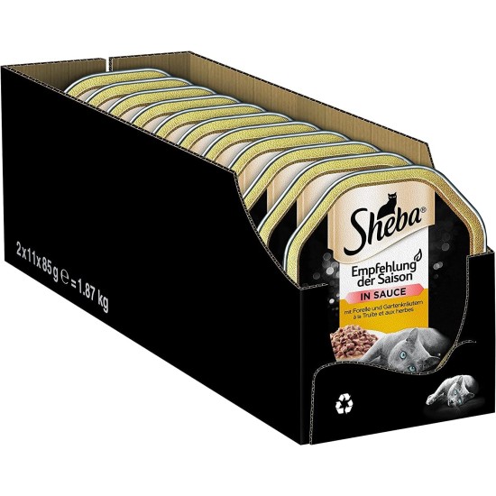 Sheba Classics Cat Food Pate with Fine Chunks for Every Day Sheba Classics Cat Food Pate with Fine Chunks for Every Day