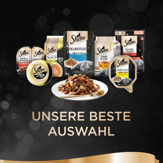 Sheba Classics Cat Food Pate with Fine Chunks for Every Day Sheba Classics Cat Food Pate with Fine Chunks for Every Day