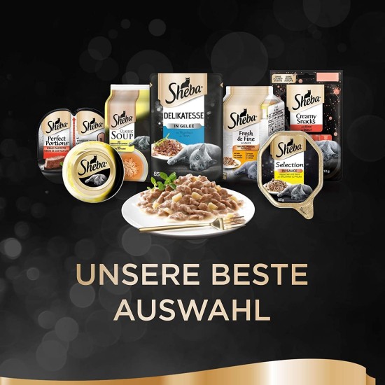 Sheba Classics Cat Food Pate with Fine Chunks for Every Day Sheba Classics Cat Food Pate with Fine Chunks for Every Day