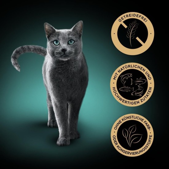 Sheba Classics in Pate - Finest Wet Cat Food in Bowl - Fish Variation (MSC) with Salmon, White Fish, Tuna and Cod - 32 x 85 g Sheba Classics in Pate - Finest Wet Cat Food in Bowl - Fish Variation (MSC) with Salmon, White Fish, Tuna and Cod - 32 x 85 g