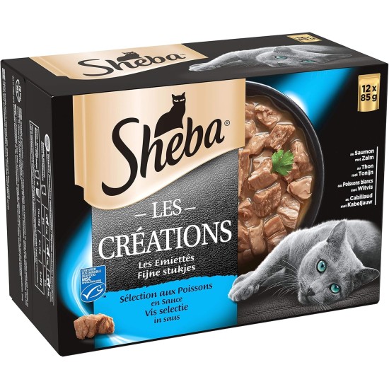 Sheba Delices du Day Food Storage Bags for Cats 12 x (6 x 50 g) Sheba Delices du Day Food Storage Bags for Cats 12 x (6 x 50 g)