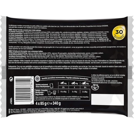 Sheba Delices du Day Food Storage Bags for Cats 12 x (6 x 50 g) Sheba Delices du Day Food Storage Bags for Cats 12 x (6 x 50 g)