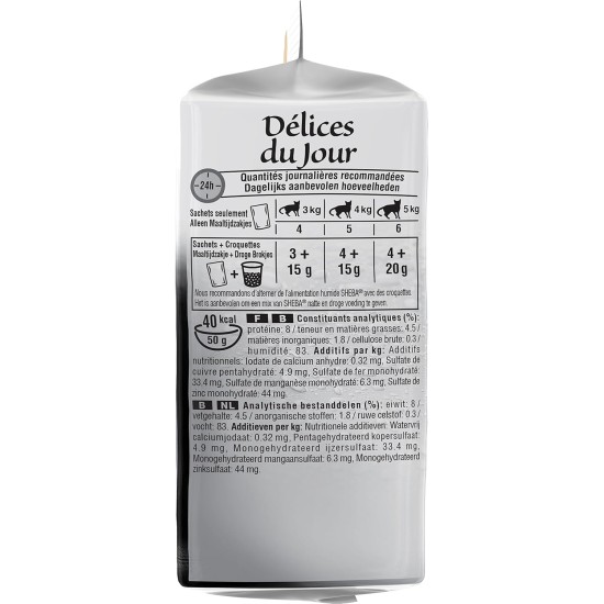 Sheba Delices du Day Food Storage Bags for Cats 12 x (6 x 50 g) Sheba Delices du Day Food Storage Bags for Cats 12 x (6 x 50 g)