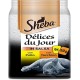 Sheba Délice Du Jour Wet Cat Food with Chicken and Turkey in Sauce, 12 Packs of 6 Bags x 50 g, Total 3600 g Sheba Délice Du Jour Wet Cat Food with Chicken and Turkey in Sauce, 12 Packs of 6 Bags x 50 g, Total 3600 g