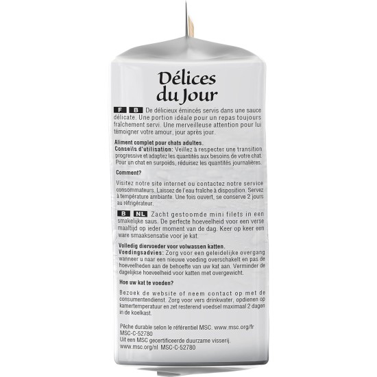 Sheba Délices du Jour - Wet food for adult cats - Poultry selection in sauce - Fresh bags 12 x (6 x 50 g) Sheba Délices du Jour - Wet food for adult cats - Poultry selection in sauce - Fresh bags 12 x (6 x 50 g)