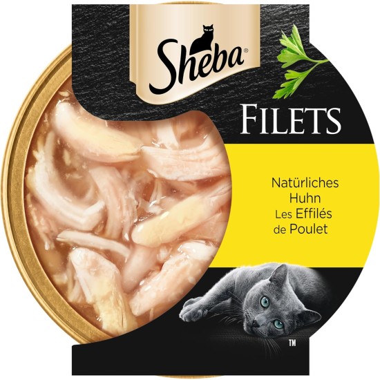 Sheba Filets - Finest Wet Cat Food in Tray - Chicken - 16 x 60 g Sheba Filets - Finest Wet Cat Food in Tray - Chicken - 16 x 60 g