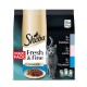 Sheba Fresh & Fine Multipack Portion Bags 3 Varieties Cod, Salmon, Tuna in Sauce MSC 5 x 15 x 50 g Sheba Fresh & Fine Multipack Portion Bags 3 Varieties Cod, Salmon, Tuna in Sauce MSC 5 x 15 x 50 g
