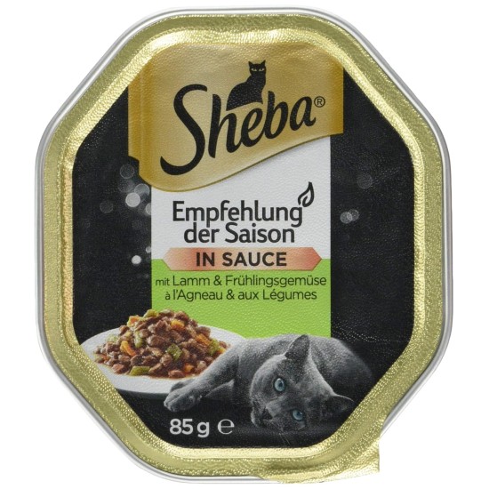 Sheba Fresh & Fine in Sauce, High-Quality Wet Cat Food, Portion Bag, Multipack with Chicken, Poultry and Turkey, 75 x 50 g Sheba Fresh & Fine in Sauce, High-Quality Wet Cat Food, Portion Bag, Multipack with Chicken, Poultry and Turkey, 75 x 50 g