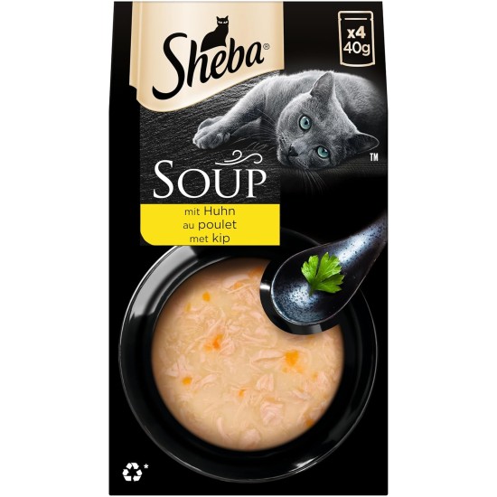 Sheba Multipack Soup - Wet Cat Food in Portion Bag - Tuna - 40 x 40 g Sheba Multipack Soup - Wet Cat Food in Portion Bag - Tuna - 40 x 40 g