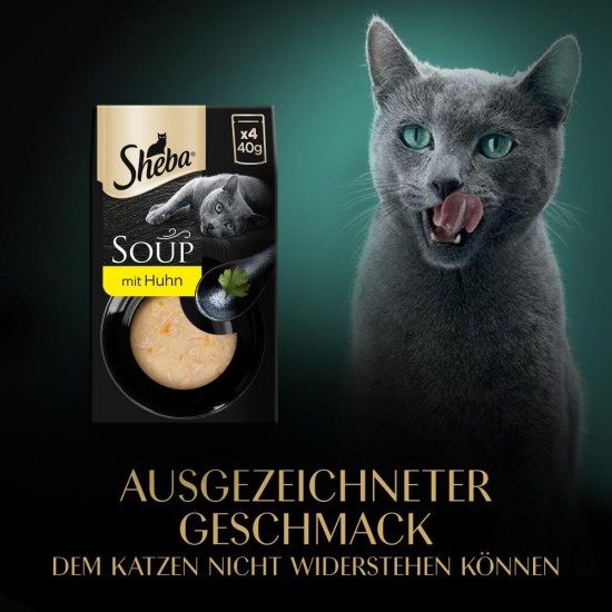 Sheba Multipack Soup - Wet Cat Food in Portion Bag - Tuna - 40 x 40 g Sheba Multipack Soup - Wet Cat Food in Portion Bag - Tuna - 40 x 40 g