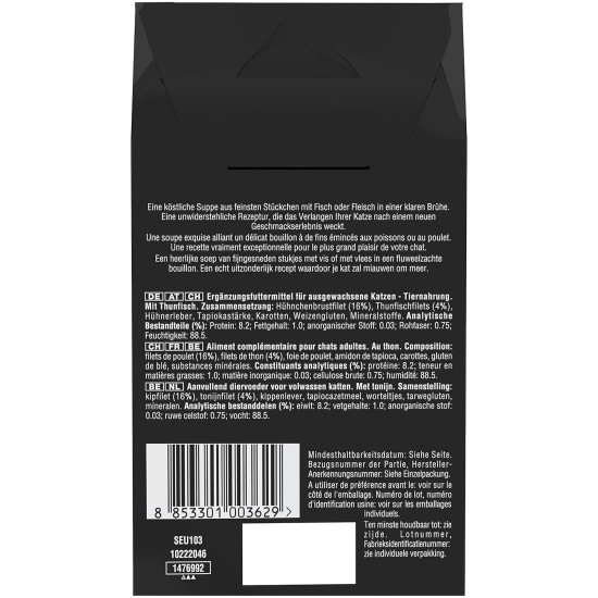 Sheba Multipack Soup Wet Cat Food in Portion Bag Chicken 40 x 40 g Sheba Multipack Soup Wet Cat Food in Portion Bag Chicken 40 x 40 g
