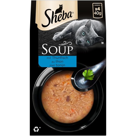 Sheba Multipack Soup Wet Cat Food in Portion Bag Chicken 40 x 40 g Sheba Multipack Soup Wet Cat Food in Portion Bag Chicken 40 x 40 g