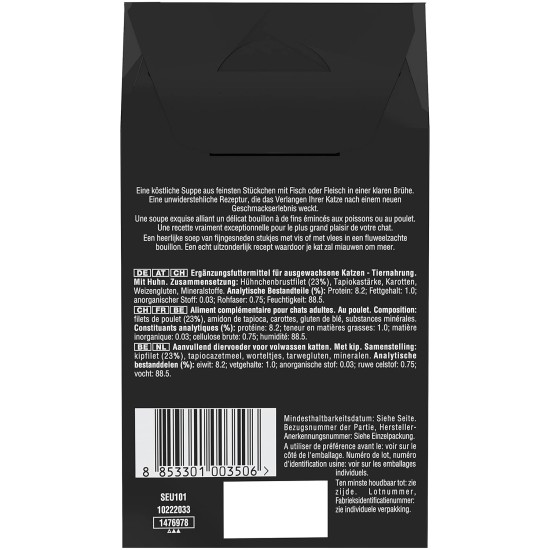 Sheba Multipack Soup Wet Cat Food in Portion Bag Chicken 40 x 40 g Sheba Multipack Soup Wet Cat Food in Portion Bag Chicken 40 x 40 g